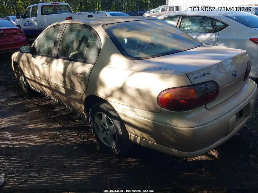 2003 CHEVROLET MALIBU VIN 1G1ND52J73M613249 — фото 3