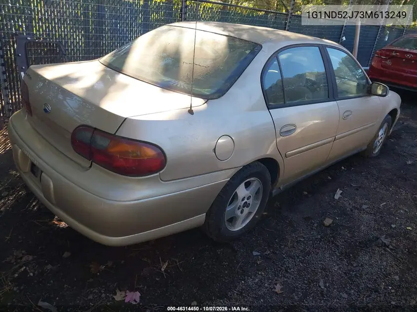 2003 CHEVROLET MALIBU VIN 1G1ND52J73M613249 — фото 4