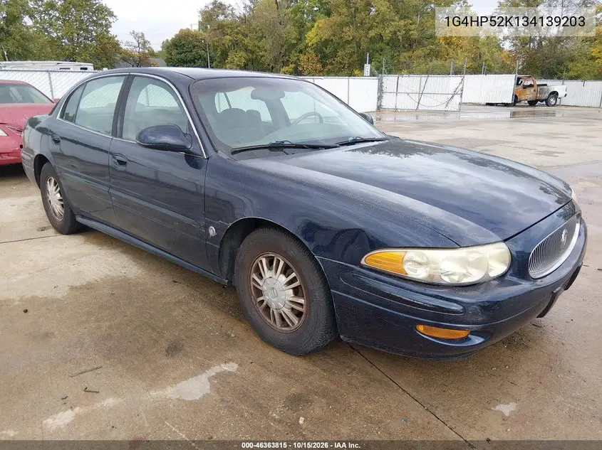 BUICK LESABRE 2003, VIN 1G4HP52K134139203