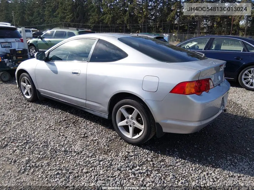 2003 ACURA RSX VIN JH4DC54813C013024 — фото 3