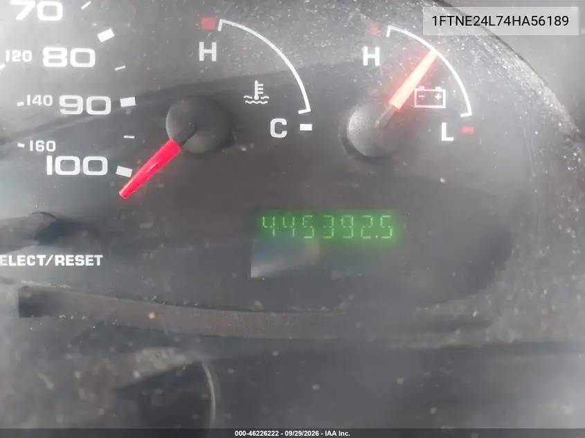 2004 FORD ECONOLINE VIN 1FTNE24L74HA56189 — фото 7