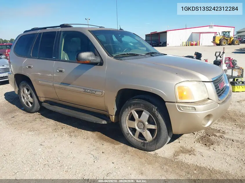GMC ENVOY 2004, VIN 1GKDS13S242312284