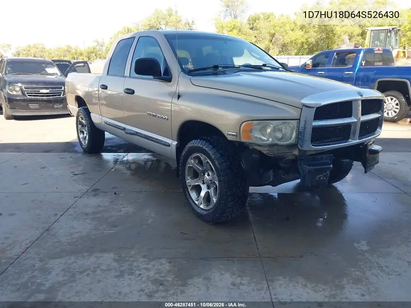 DODGE RAM 2004, VIN 1D7HU18D64S526430