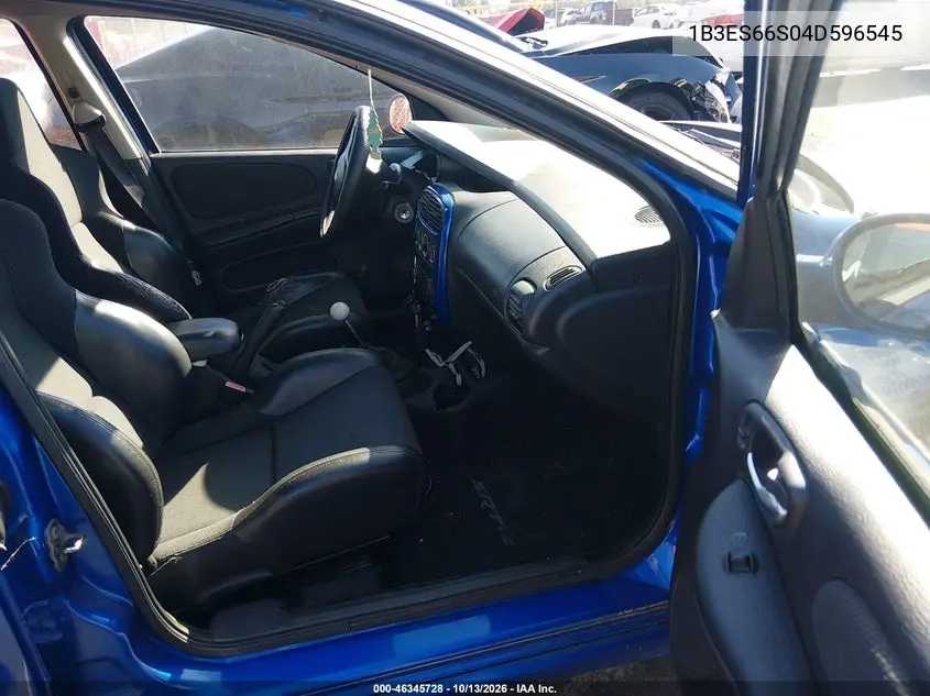 2004 DODGE NEON VIN 1B3ES66S04D596545 — фото 5