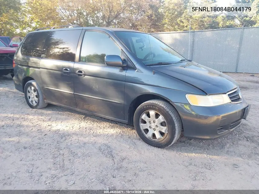 HONDA ODYSSEY 2004, VIN 5FNRL18084B044179