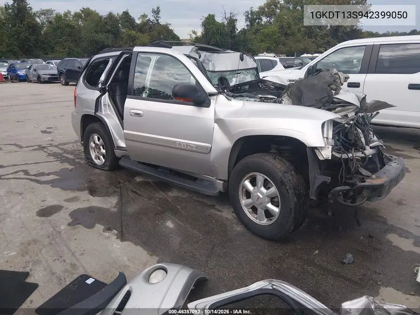 GMC ENVOY 2004, VIN 1GKDT13S942399050