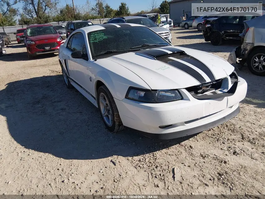 FORD MUSTANG 2004, VIN 1FAFP42X64F170170