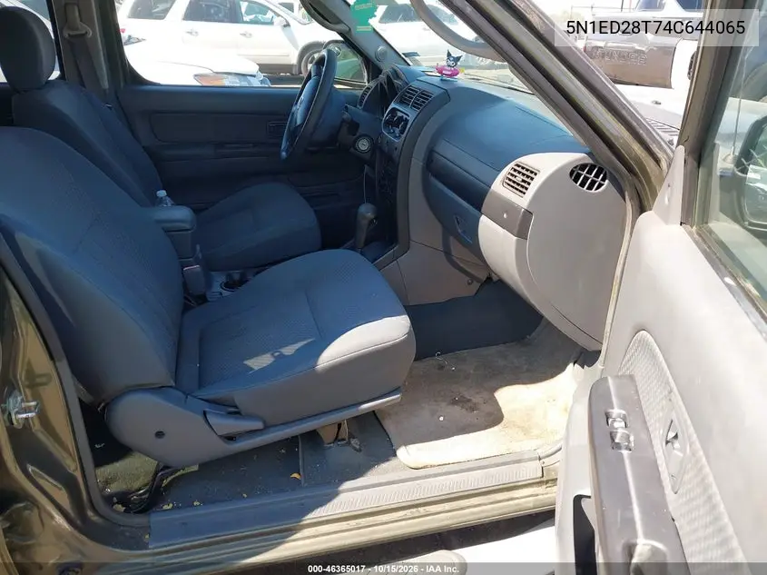 2004 NISSAN XTERRA VIN 5N1ED28T74C644065 — фото 5