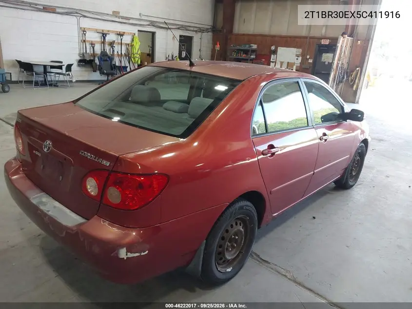 2005 TOYOTA COROLLA VIN 2T1BR30EX5C411916 — фото 4