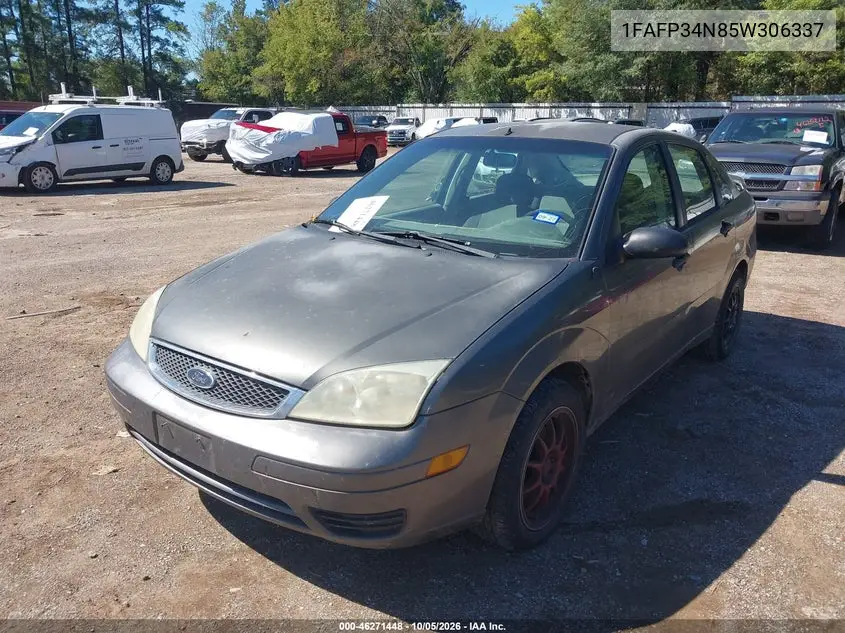 2005 FORD FOCUS VIN 1FAFP34N85W306337 — фото 2