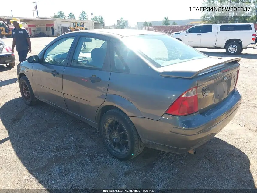 2005 FORD FOCUS VIN 1FAFP34N85W306337 — фото 3