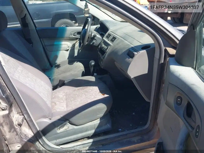 2005 FORD FOCUS VIN 1FAFP34N85W306337 — фото 5