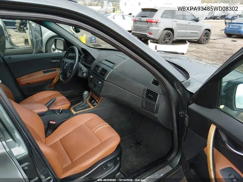 2005 BMW X3 VIN WBXPA93485WD08302 — фото 5