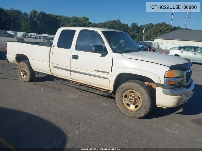 GMC SIERRA 2005, VIN 1GTHC29U65E106880