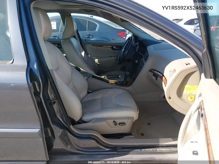2005 VOLVO S60 VIN YV1RS592X52463630 — фото 5