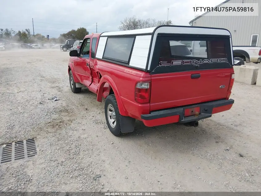 2005 FORD RANGER VIN 1FTYR14U75PA59816 — фото 3