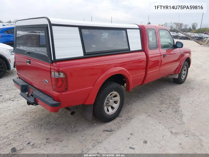 2005 FORD RANGER VIN 1FTYR14U75PA59816 — фото 4