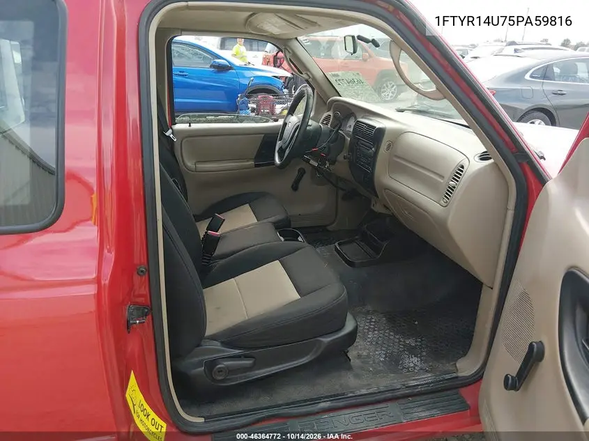 2005 FORD RANGER VIN 1FTYR14U75PA59816 — фото 5