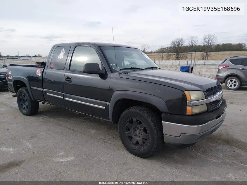 CHEVROLET SILVERADO 2005, VIN 1GCEK19V35E168696