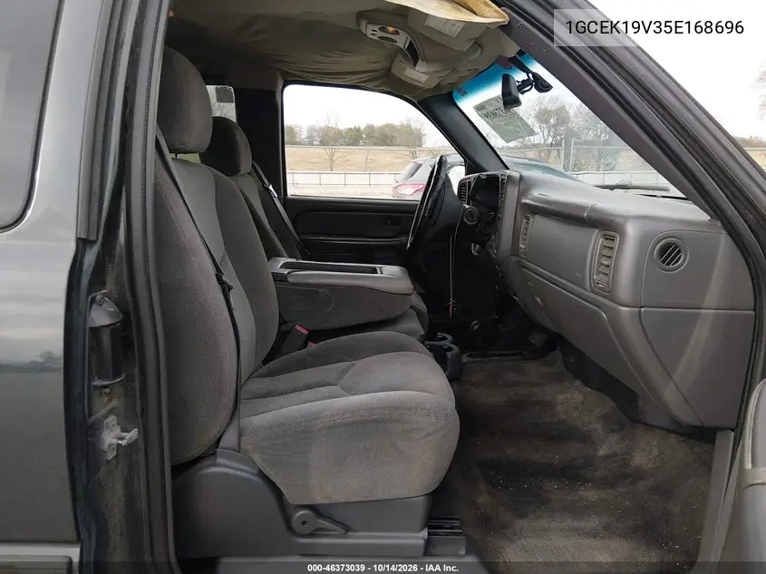 2005 CHEVROLET SILVERADO VIN 1GCEK19V35E168696 — фото 5