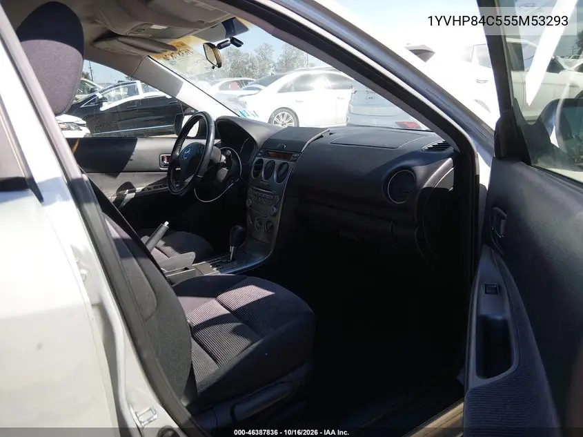 2005 MAZDA 6 VIN 1YVHP84C555M53293 — фото 5
