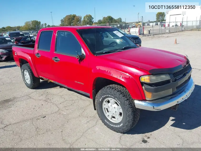 CHEVROLET COLORADO 2005, VIN 1GCDT136558112350