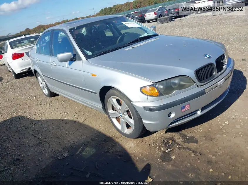 BMW 3ER 2005, VIN WBAEW53485PN38232