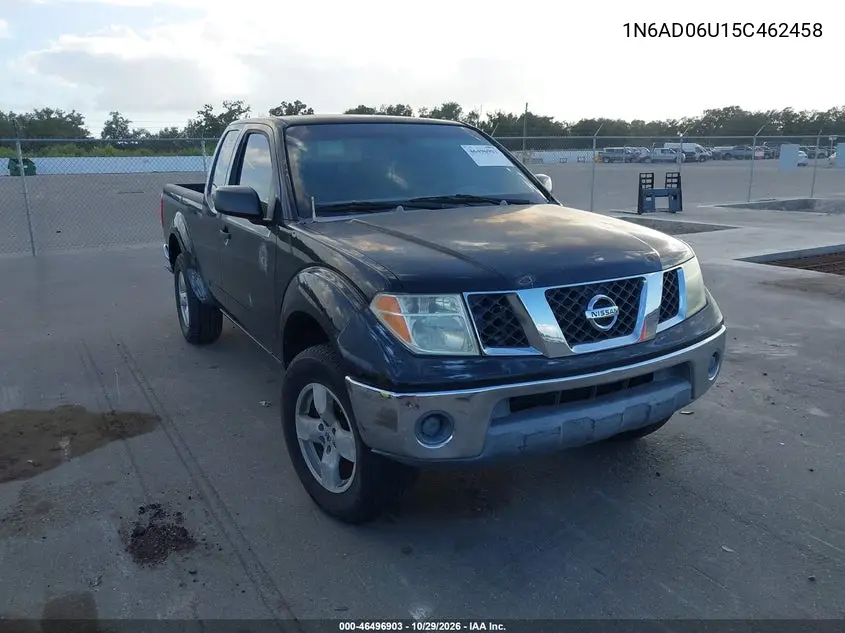 NISSAN NAVARA (FRONTIER) 2005, VIN 1N6AD06U15C462458
