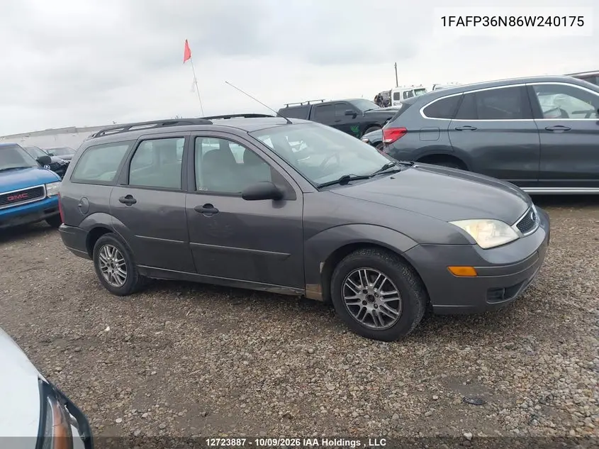 2006 FORD FOCUS VIN 1FAFP36N86W240175 — фото 13