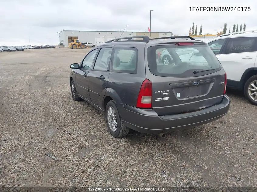 2006 FORD FOCUS VIN 1FAFP36N86W240175 — фото 3