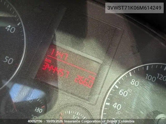 2006 VOLKSWAGEN JETTA VIN 3VWST71K06M614249 — фото 12