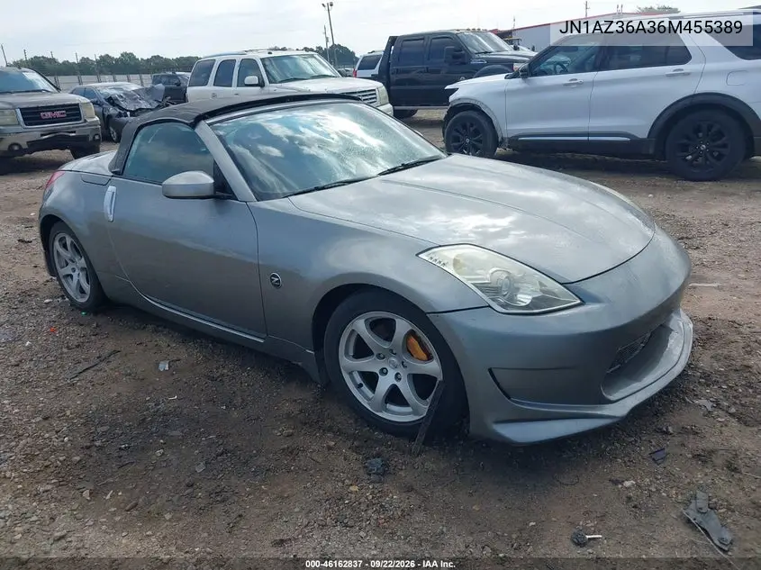 NISSAN 350Z 2006, VIN JN1AZ36A36M455389