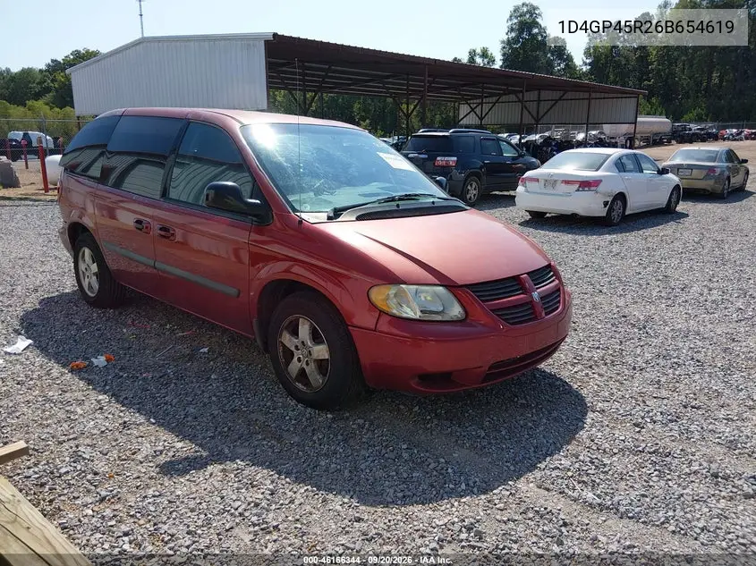 DODGE CARAVAN 2006, VIN 1D4GP45R26B654619