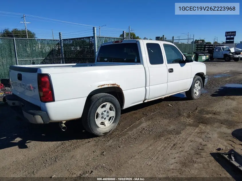 2006 CHEVROLET SILVERADO VIN 1GCEC19V26Z223968 — фото 4