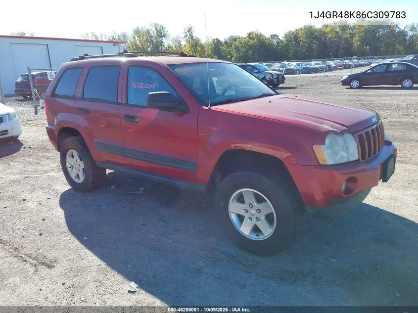 JEEP GRAND CHEROKEE 2006, VIN 1J4GR48K86C309783