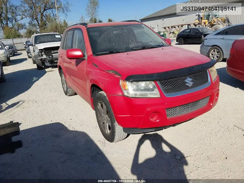 2006 SUZUKI GRAND VITARA VIN JS3TD947464105141 — фото 2