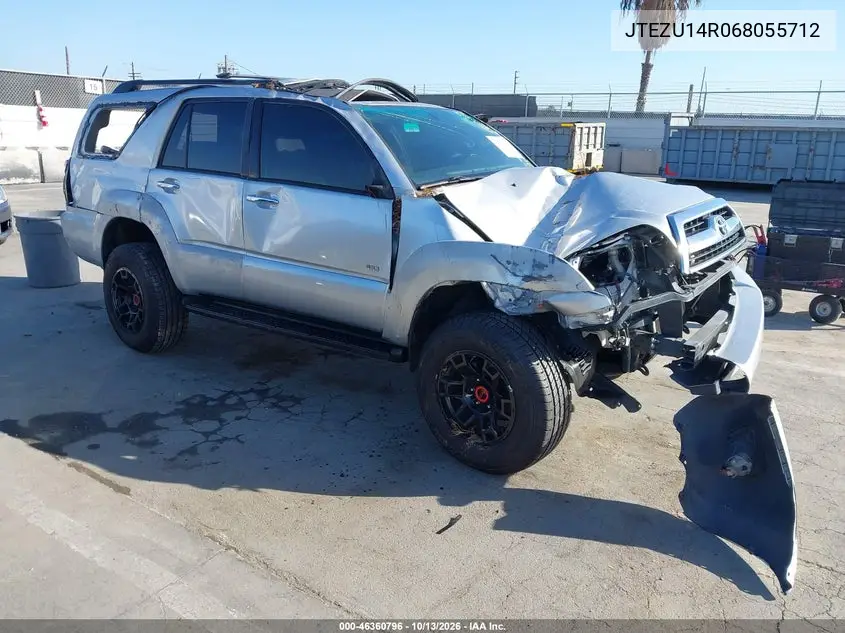 TOYOTA 4RUNNER 2006, VIN JTEZU14R068055712