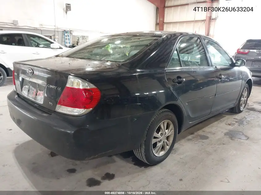 2006 TOYOTA CAMRY VIN 4T1BF30K26U633204 — фото 4