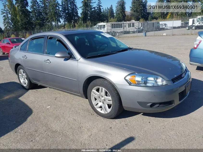 CHEVROLET IMPALA 2006, VIN 2G1WU581X69340501