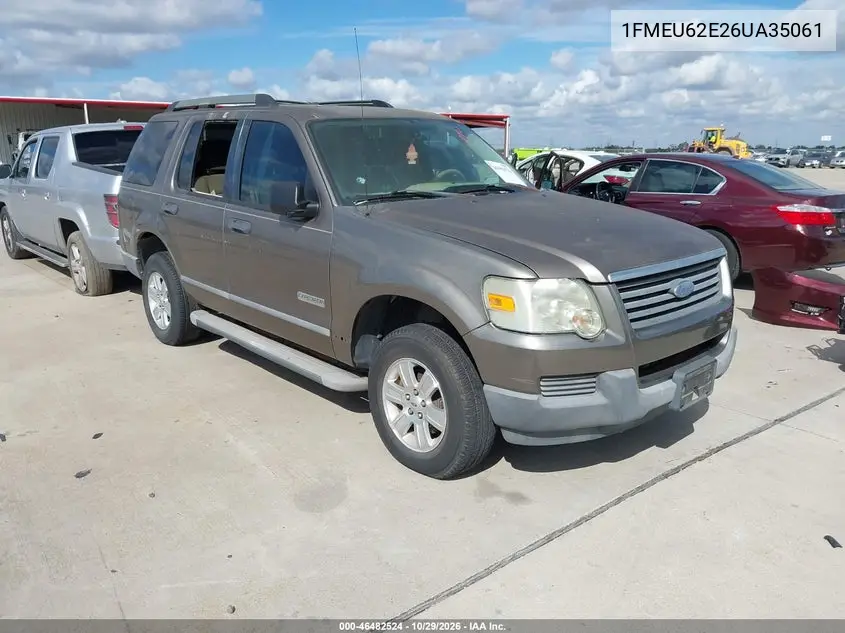 FORD EXPLORER 2006, VIN 1FMEU62E26UA35061