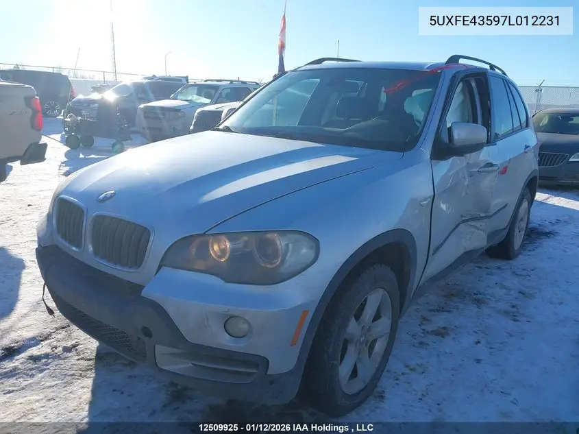 2007 BMW X5 VIN 5UXFE43597L012231 — фото 2