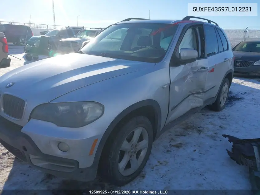 2007 BMW X5 VIN 5UXFE43597L012231 — фото 6