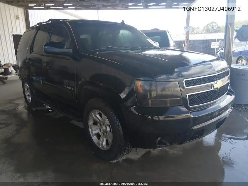 CHEVROLET TAHOE 2007, VIN 1GNFC13027J406912