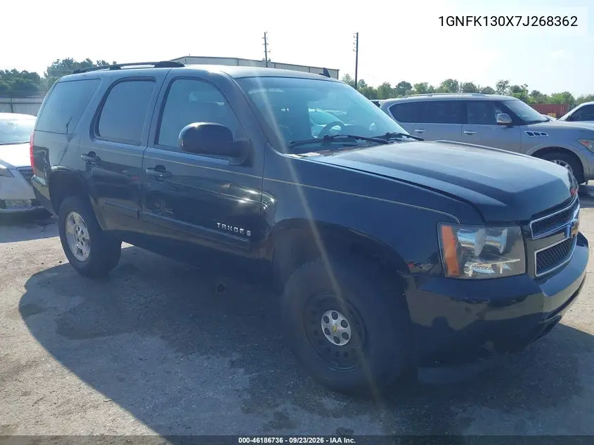 CHEVROLET TAHOE 2007, VIN 1GNFK130X7J268362