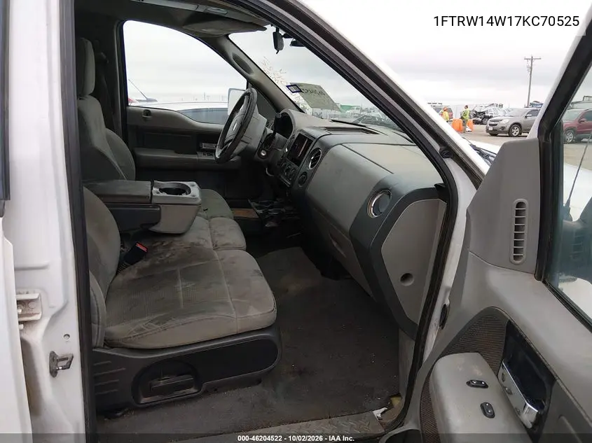 2007 FORD F-150 VIN 1FTRW14W17KC70525 — фото 5
