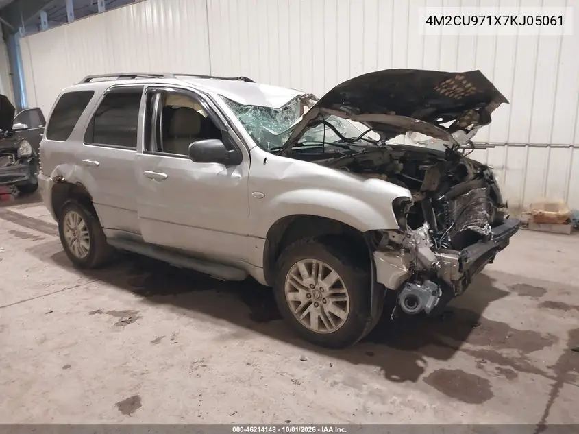 MERCURY MARINER 2007, VIN 4M2CU971X7KJ05061