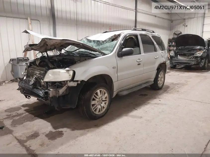 2007 MERCURY MARINER VIN 4M2CU971X7KJ05061 — фото 2