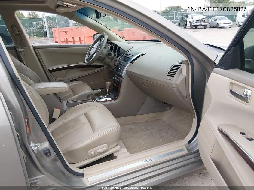 2007 NISSAN MAXIMA VIN 1N4BA41E17C825826 — фото 5
