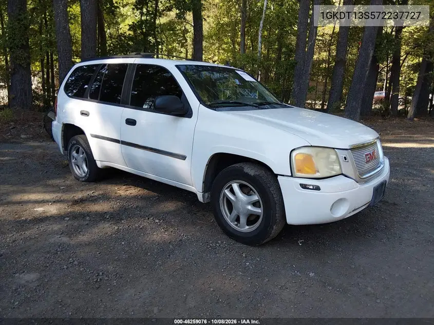 GMC ENVOY 2007, VIN 1GKDT13S572237727