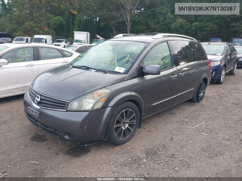 2007 NISSAN QUEST VIN 5N1BV28UX7N130387 — фото 2